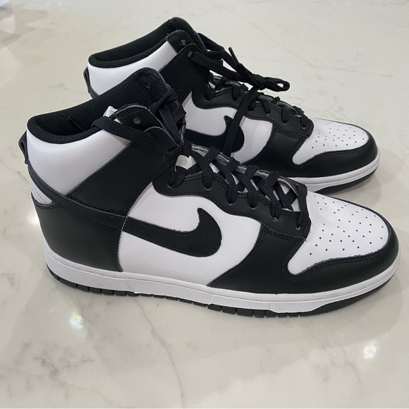 Nike Dunk Hi retro Pandas sz 10 DS - Picture 8 of 16